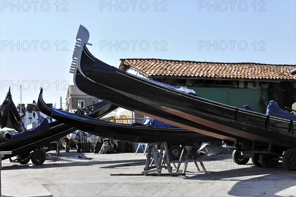 Gondola shipyard in San Trovaso in the Dorsoduro district