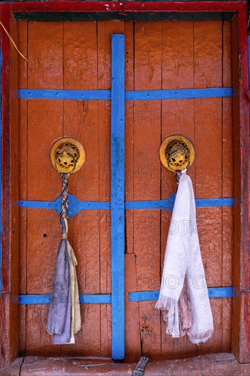 Door to a Buddhist monastery