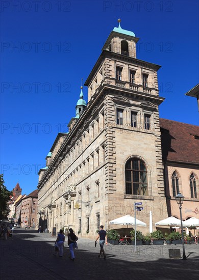 In the old town of Nuremberg