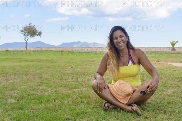 Portrait of a latin woman smiling