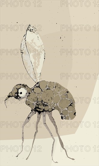 Grunge mosquito