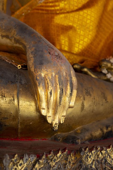 Gilded Buddha statue