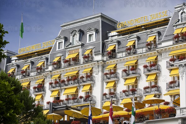 Facade of the Grand Hotel Suisse