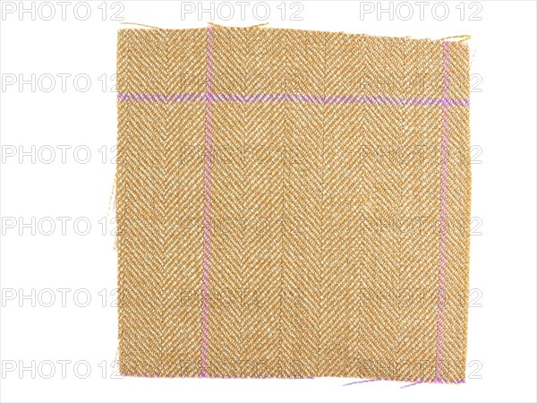 Brown fabric sample