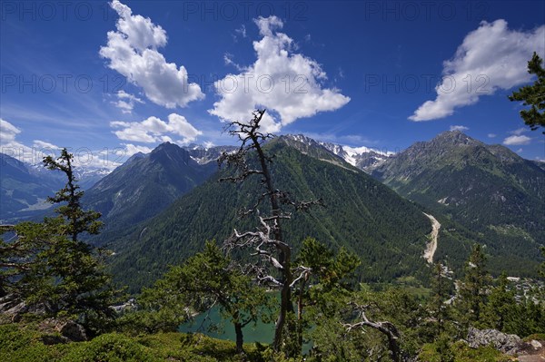 Mountain lake Lac de Champex