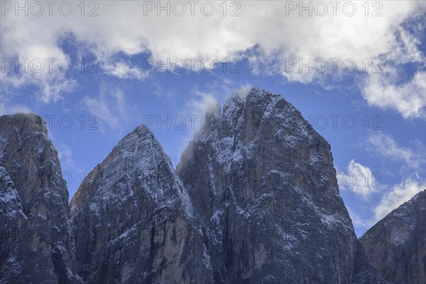 View of the Geisler peaks