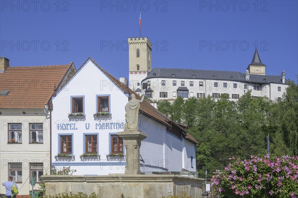 View of the castle from the main square