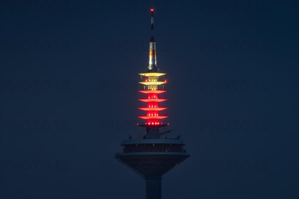 The top of the Europaturm in Frankfurt am Main