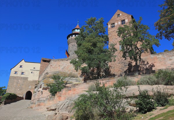 In the historic centre of Nuremberg