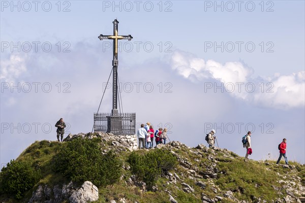 Summit cross on the Hochfelln