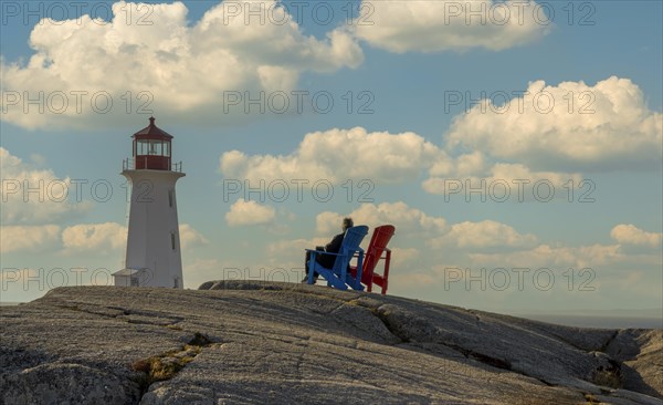 Peggys Cove cosy at the lighthouse Canada