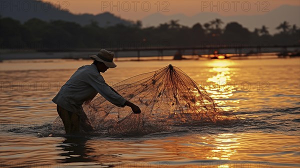 In the glow of the sunset