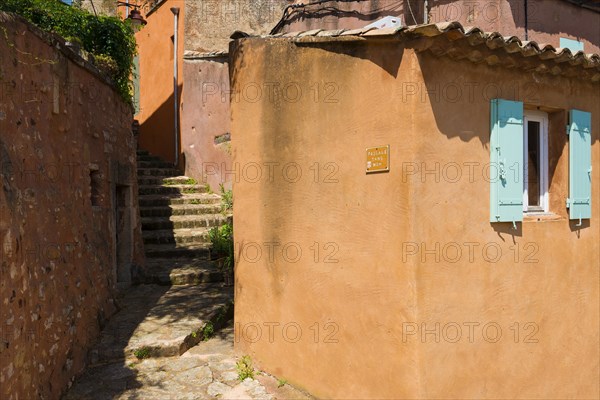 Colourful house facades