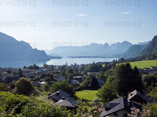 View of Lake Wolfgang and St. Gilgen