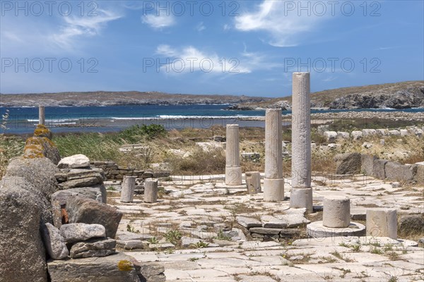 Ruins of the ancient city of Delos