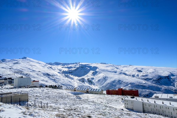 Panoramic view of sierra nevada