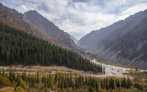 View into the Ala Archa valley