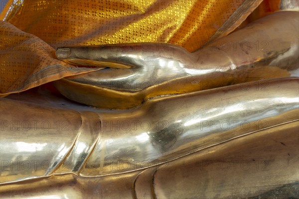 Gilded Buddha statue