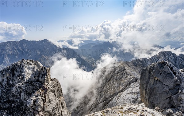 View from the summit of the Hochkalter