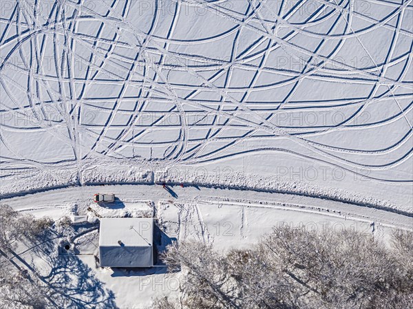 Tracks in the snow