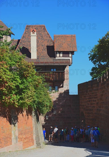 In the historic centre of Nuremberg