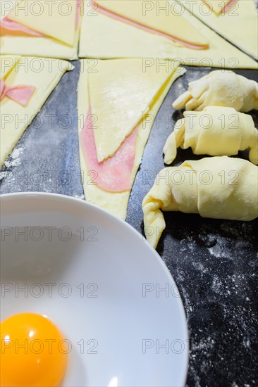 Preparation of croissants