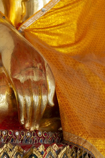 Gilded Buddha statue