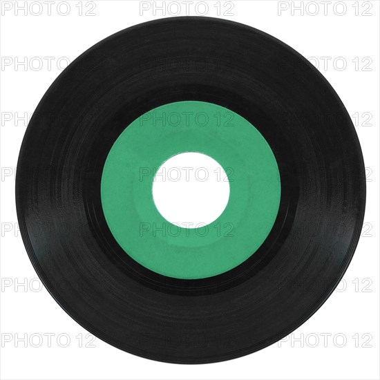 Vinyl record isolated