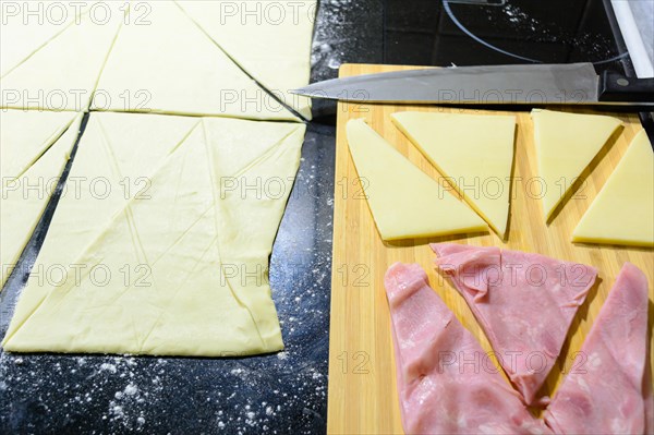 Preparation of croissants