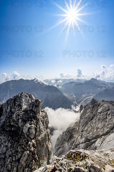 View from the summit of the Hochkalter