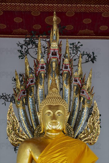 Gilded Buddha statue