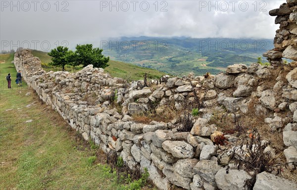 City wall of the Illyrian city of Byllis