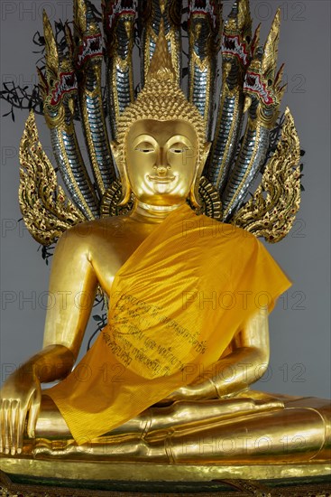 Gilded Buddha statue