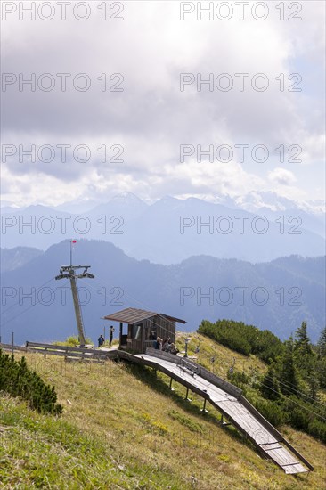 Ski lift on the Hochfelln