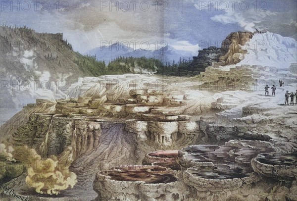 Die heissen Quellen im Yellowstone National Park