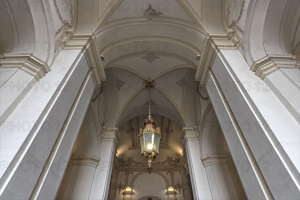 Large lantern in the vestibule of the Palazzu Reale