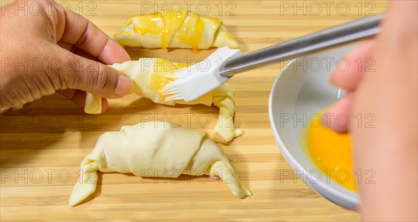 Preparation of croissants