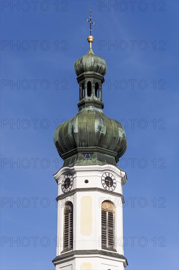 Church tower of the parish church of St Pankratius