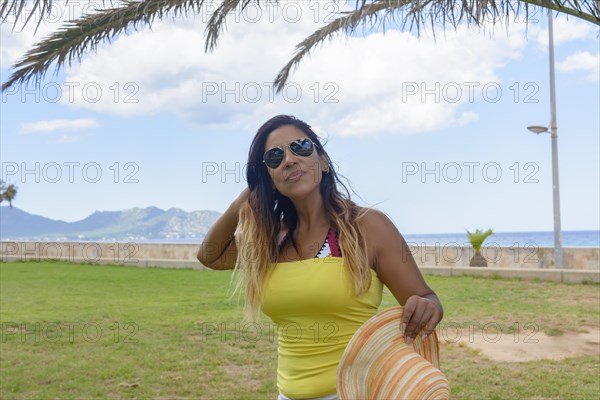 Portrait of a latin woman smiling