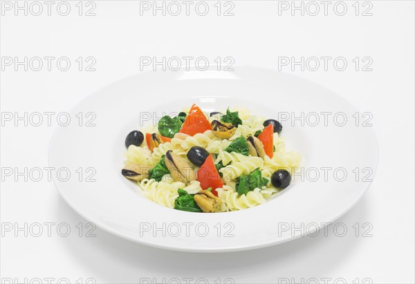 Gourmet pasta with mussels
