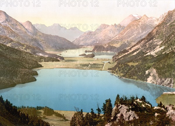 View over the upper Engadine