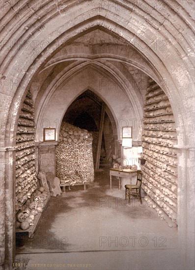 The crypt in the church