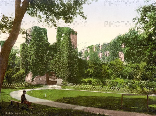 Berry Pomeroy Castle is a ruined castle near the village of Berry Pomeroy near Totnes in the county of Devon in England