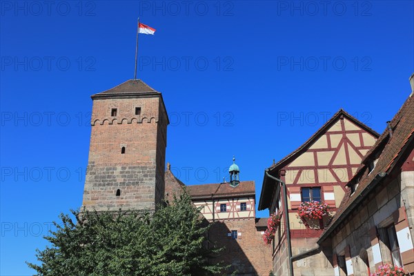 In the historic centre of Nuremberg