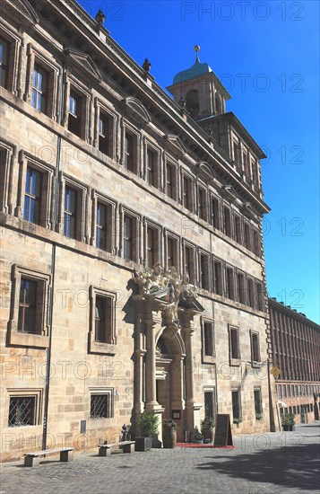 In the old town centre of Nuremberg