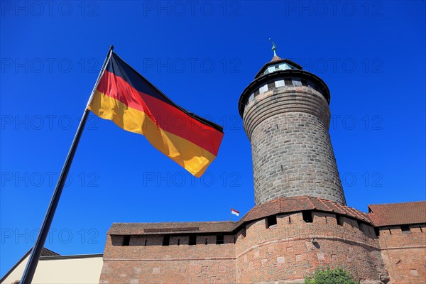 In the old town centre of Nuremberg