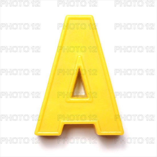 Magnetic uppercase letter A