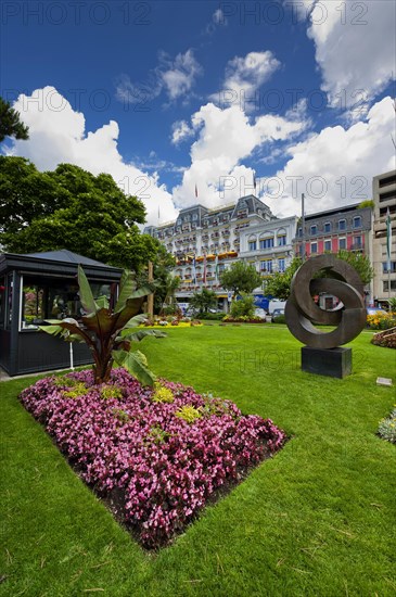 Lake Geneva lakeside promenade