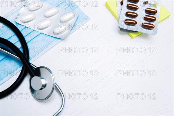 Pediatrician doctor's desk