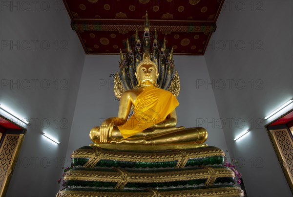 Gilded Buddha statue